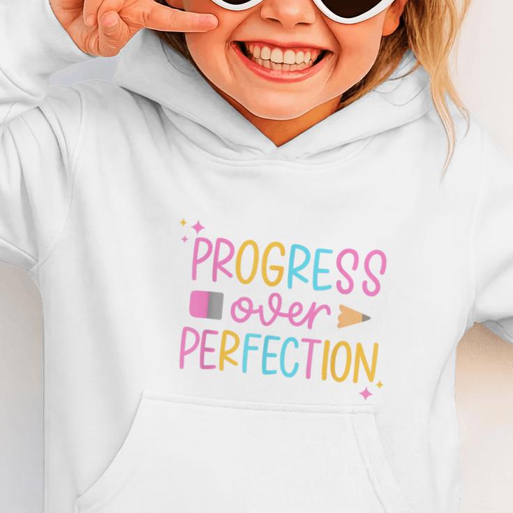 Progress Over Perfection Back To School Tshirt Graphic Toddler Hoodie Progress Over Perfection Back To School Tshirt Graphic Toddler Hoodie