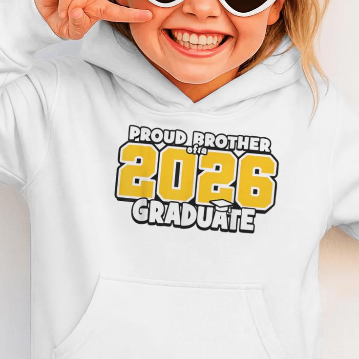 Proud Brother Of 2026 Graduate Matching Back To School GY Graphic Toddler Hoodie Proud Brother Of 2026 Graduate Matching Back To School GY Graphic Toddler Hoodie