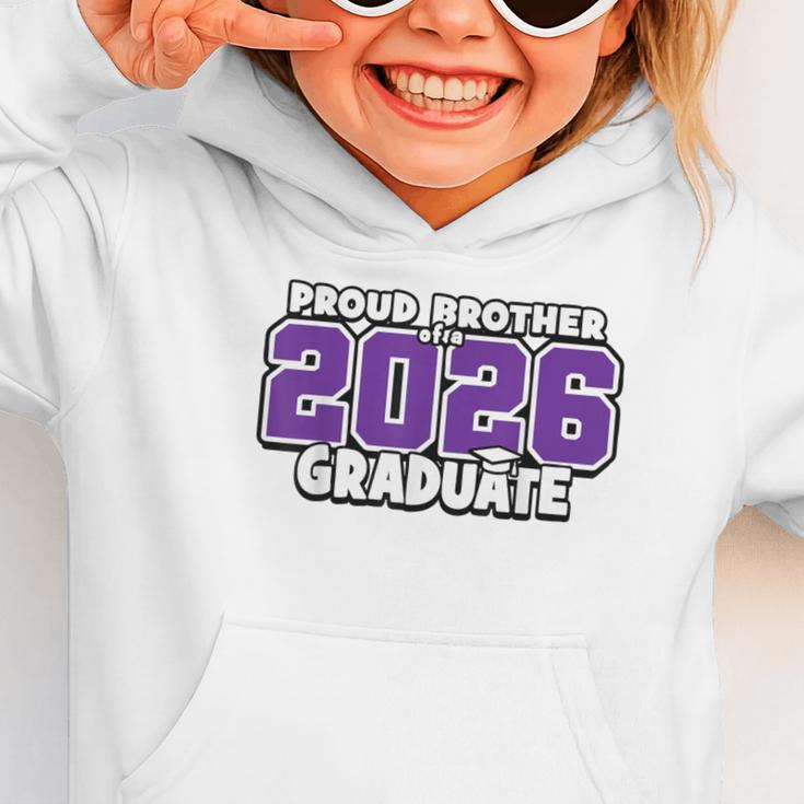 Proud Brother Of 2026 Graduate Matching Back To School P Graphic Toddler Hoodie Proud Brother Of 2026 Graduate Matching Back To School P Graphic Toddler Hoodie