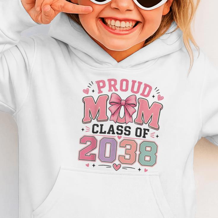 Proud Mom Class Of 2038 Retro Kindergarten Back To School Graphic Toddler Hoodie Proud Mom Class Of 2038 Retro Kindergarten Back To School Graphic Toddler Hoodie
