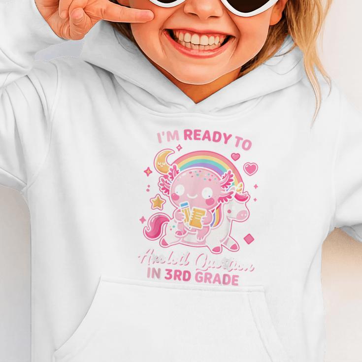 Ready To 3rd Grade Axolotl Questions Back To School Girls Graphic Toddler Hoodie Ready To 3rd Grade Axolotl Questions Back To School Girls Graphic Toddler Hoodie