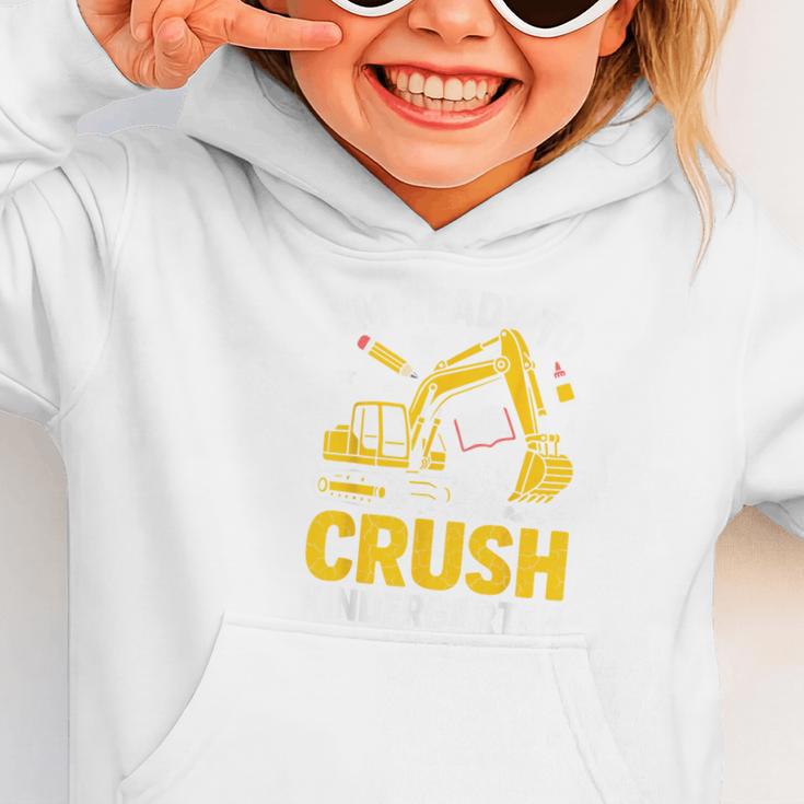 Im Ready To Crush Kindergarten Boys Back To School Graphic Toddler Hoodie