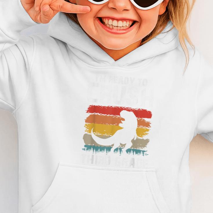 Ready Crush Third 3rd Grade Dinosaur Back To School Boys Graphic Toddler Hoodie Ready Crush Third 3rd Grade Dinosaur Back To School Boys Graphic Toddler Hoodie