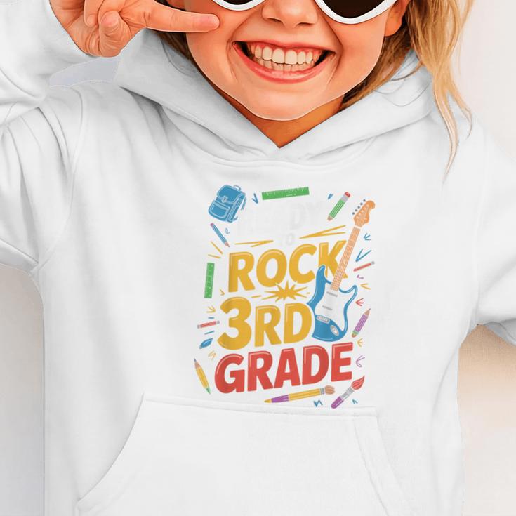 Ready To Rock 3rd Grade Music Back To School Graphic Toddler Hoodie Ready To Rock 3rd Grade Music Back To School Graphic Toddler Hoodie