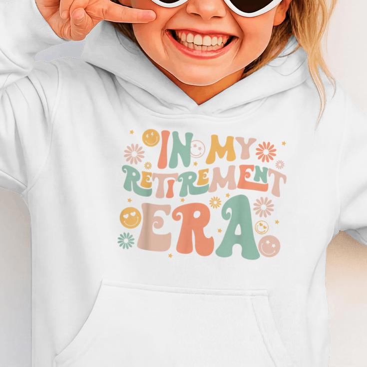 In My Retirememt Era Retro Back To School Graphic Toddler Hoodie