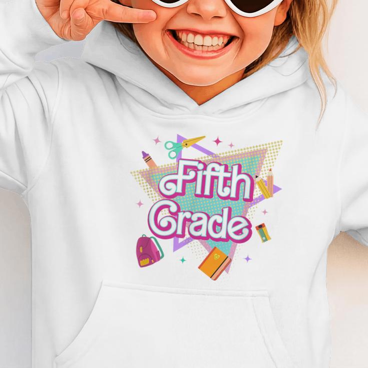 Retro 90s 5th Grade Back To School First Day Of Fifth Grade Graphic Toddler Hoodie Retro 90s 5th Grade Back To School First Day Of Fifth Grade Graphic Toddler Hoodie