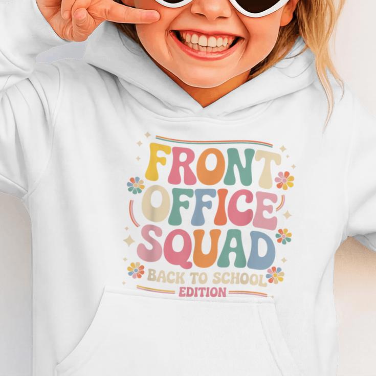 Retro Front Office Squad Back To School Edition Graphic Toddler Hoodie Retro Front Office Squad Back To School Edition Graphic Toddler Hoodie