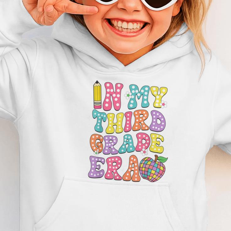 Retro Groovy In My Third Grade Era First Day Back To School Graphic Toddler Hoodie Retro Groovy In My Third Grade Era First Day Back To School Graphic Toddler Hoodie