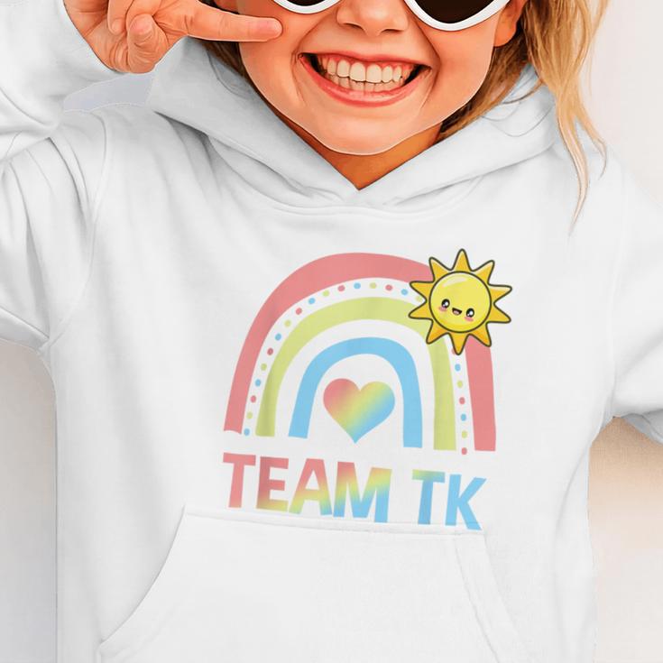 Retro Team TK Back To School Transitional Kindergarten Graphic Toddler Hoodie Retro Team TK Back To School Transitional Kindergarten Graphic Toddler Hoodie
