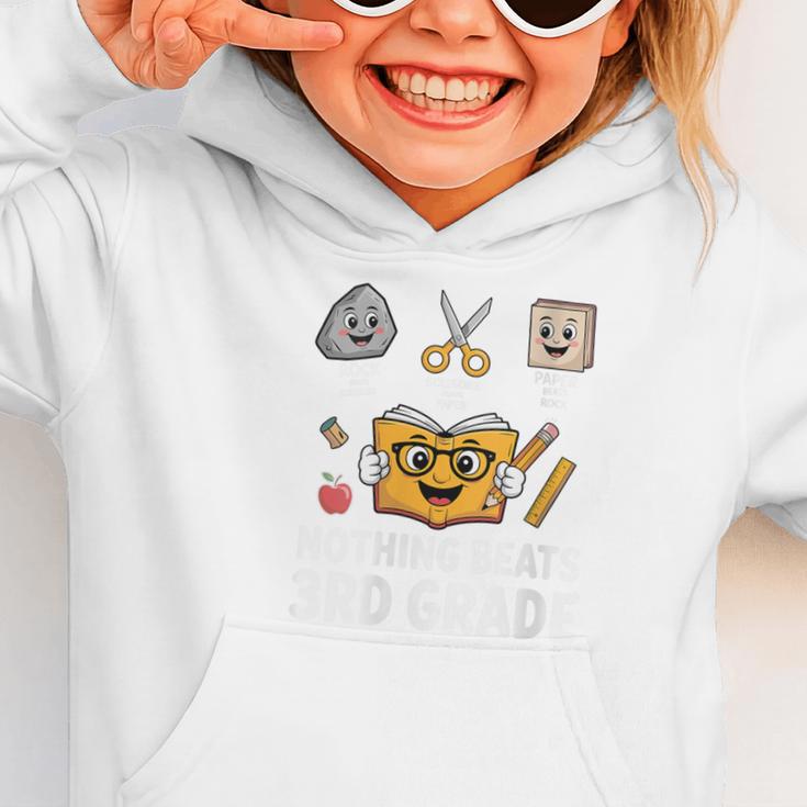 Rock Scissor Paper Nothing Beats 3rd Grade Back To School Graphic Toddler Hoodie Rock Scissor Paper Nothing Beats 3rd Grade Back To School Graphic Toddler Hoodie