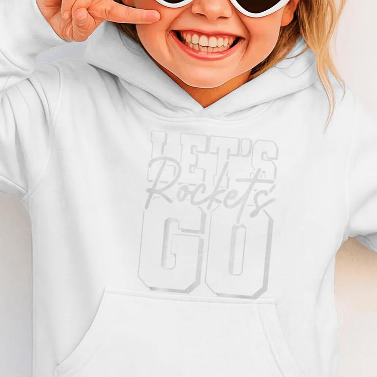 Rockets Back To School Spirit Premium Tri-Blend Graphic Toddler Hoodie Rockets Back To School Spirit Premium Tri-Blend Graphic Toddler Hoodie