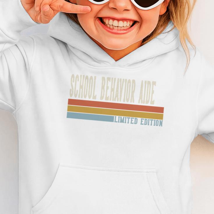 School Behavior Aide Week Retro Vintage Back To School Day Premium Tri-Blend Graphic Toddler Hoodie School Behavior Aide Week Retro Vintage Back To School Day Premium Tri-Blend Graphic Toddler Hoodie