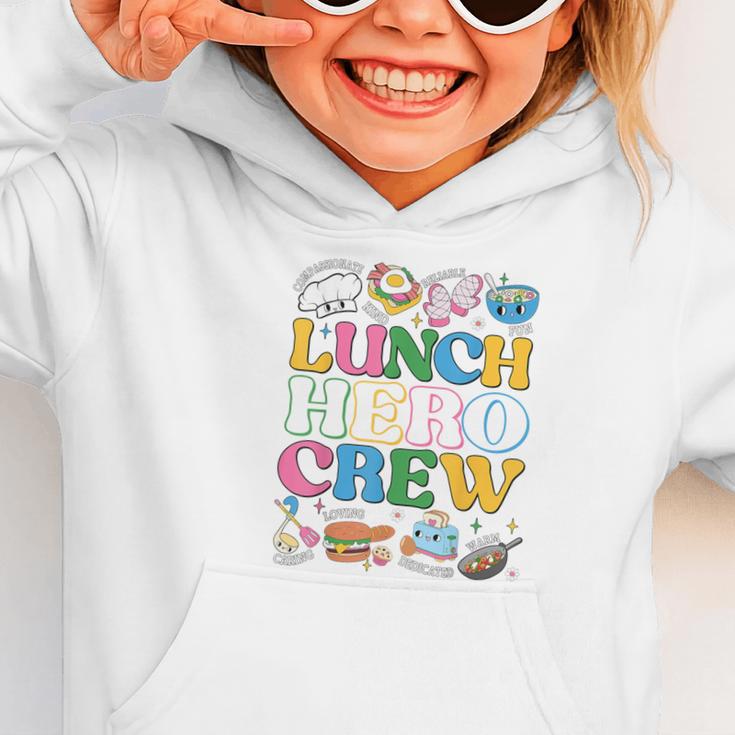 School Lunch Hero Squad Crew Back To School Women Men Graphic Toddler Hoodie School Lunch Hero Squad Crew Back To School Women Men Graphic Toddler Hoodie