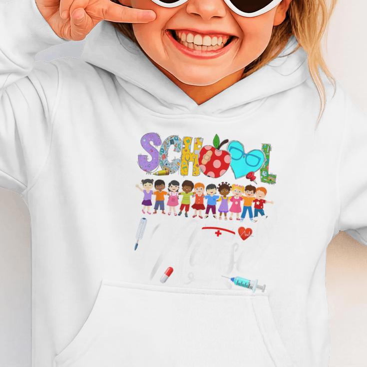 School Nurse Back To School First Day Of School Women Graphic Toddler Hoodie School Nurse Back To School First Day Of School Women Graphic Toddler Hoodie