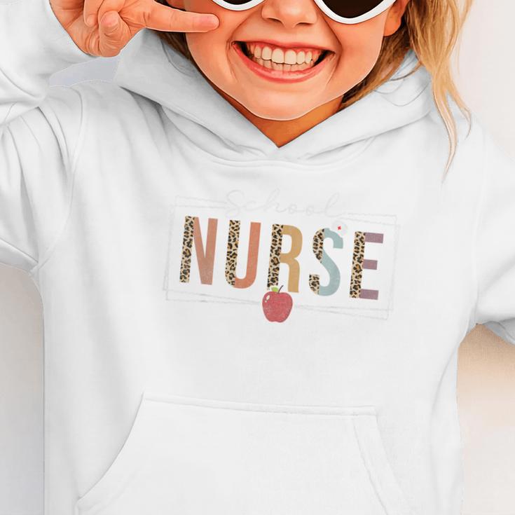 School Nurse Leopard Women School Nurses Back To School Graphic Toddler Hoodie School Nurse Leopard Women School Nurses Back To School Graphic Toddler Hoodie