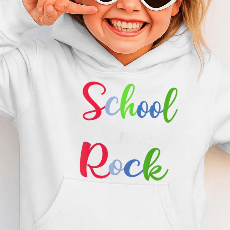 School Nurse Rock Back To School -Funny Nurses School Graphic Toddler Hoodie School Nurse Rock Back To School -Funny Nurses School Graphic Toddler Hoodie