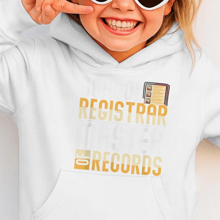 School Registrar Appreciation Back To School Registrar Graphic Toddler Hoodie