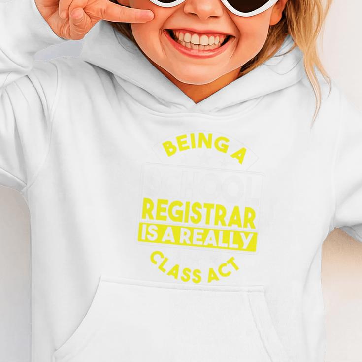 School Registry Student Enrollment Back To School Registrar Premium Graphic Toddler Hoodie