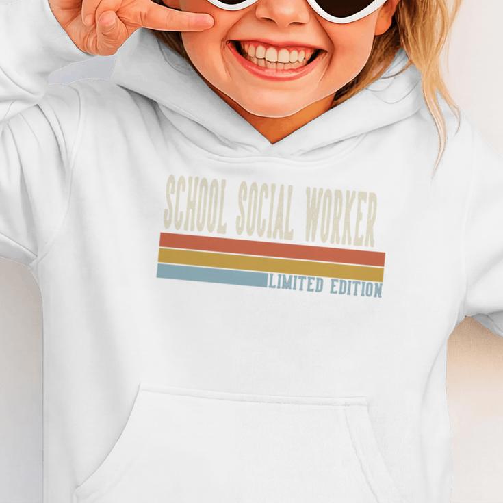 School Social Worker Week Retro Vintage Back To School Day Premium Tri-Blend Graphic Toddler Hoodie School Social Worker Week Retro Vintage Back To School Day Premium Tri-Blend Graphic Toddler Hoodie