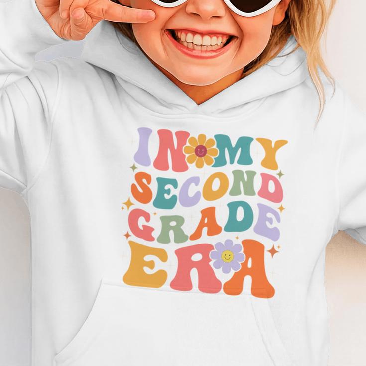 In My Second Grade Era Back To School Retro Groovy 2nd Grade Graphic Toddler Hoodie In My Second Grade Era Back To School Retro Groovy 2nd Grade Graphic Toddler Hoodie