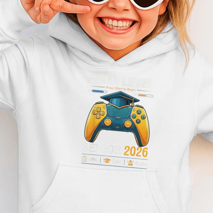 Senior Class Of 2026 Back To School Gamer Boys Senior 2026 Graphic Toddler Hoodie