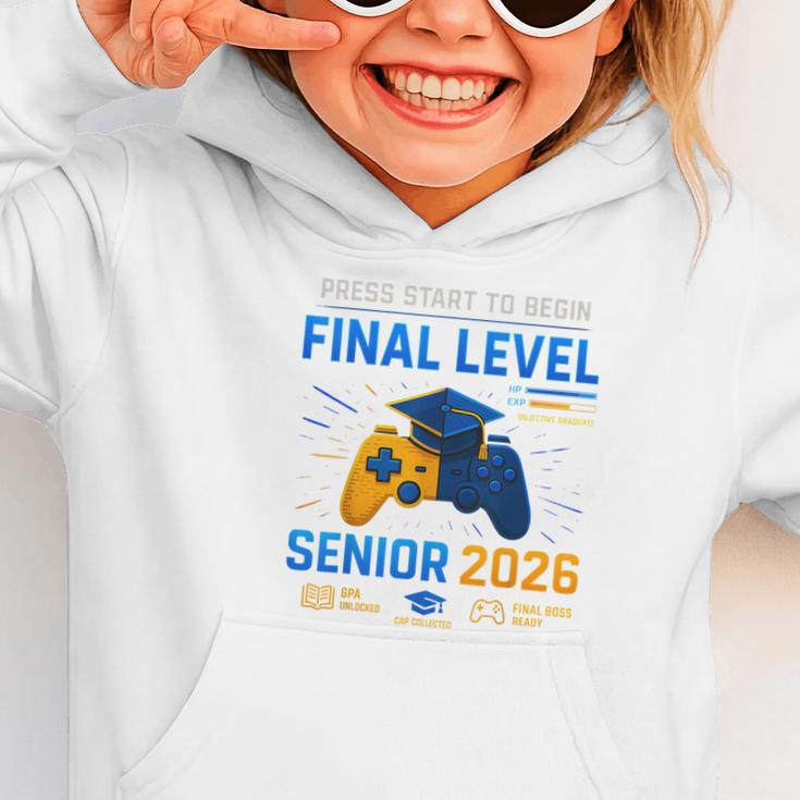 Senior Class Of 2026 Back To School Gamer Senior 2026 Graphic Toddler Hoodie Senior Class Of 2026 Back To School Gamer Senior 2026 Graphic Toddler Hoodie