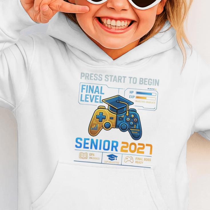 Senior Class Of 2027 Back To School Gamer Boys Senior 2027 Graphic Toddler Hoodie Senior Class Of 2027 Back To School Gamer Boys Senior 2027 Graphic Toddler Hoodie