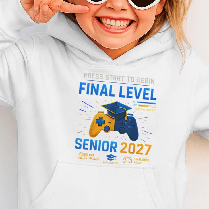 Senior Class Of 2027 Back To School Gamer Senior 2027 Graphic Toddler Hoodie Senior Class Of 2027 Back To School Gamer Senior 2027 Graphic Toddler Hoodie