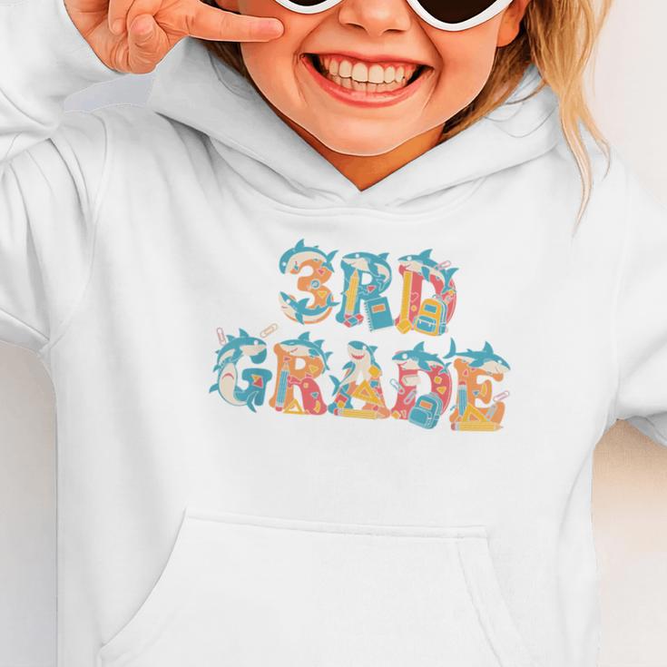 Shark Third Grade Back To School Kids Boys Girls Graphic Toddler Hoodie Shark Third Grade Back To School Kids Boys Girls Graphic Toddler Hoodie