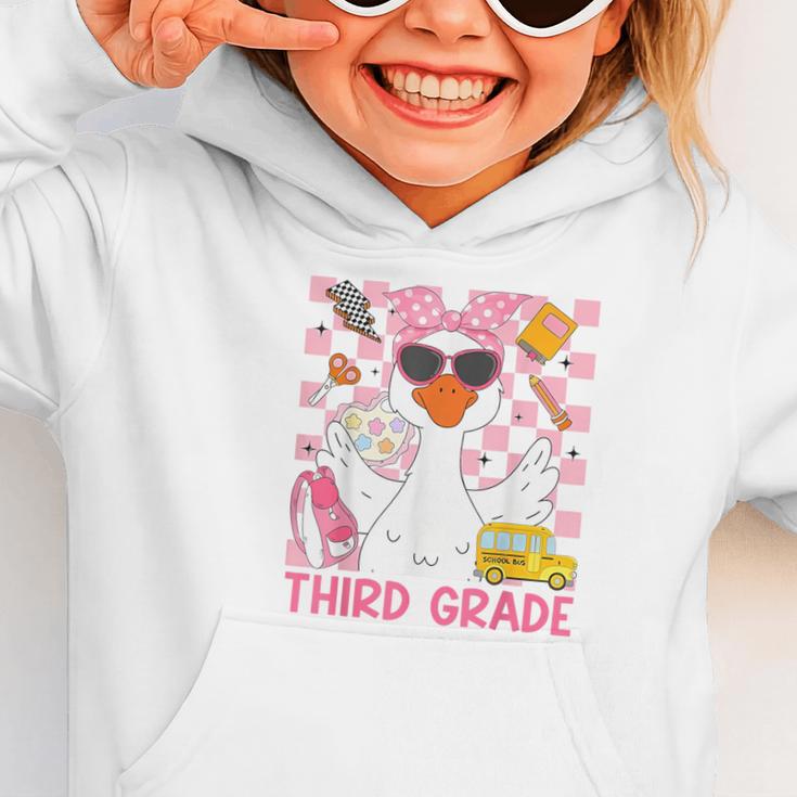 Silly Goose Third Grade Grade Back To School Coquette Girly Graphic Toddler Hoodie Silly Goose Third Grade Grade Back To School Coquette Girly Graphic Toddler Hoodie