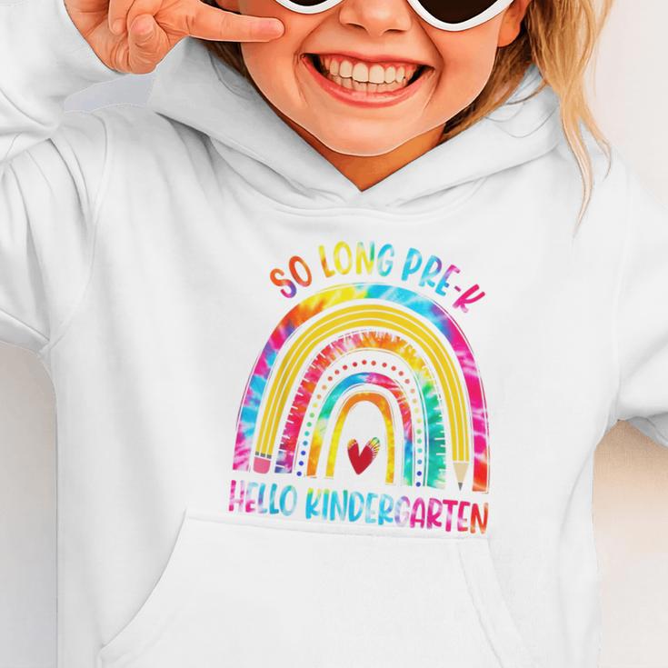 So Long Pre-K Hello Kindergarten Rainbow Back To School Graphic Toddler Hoodie So Long Pre-K Hello Kindergarten Rainbow Back To School Graphic Toddler Hoodie