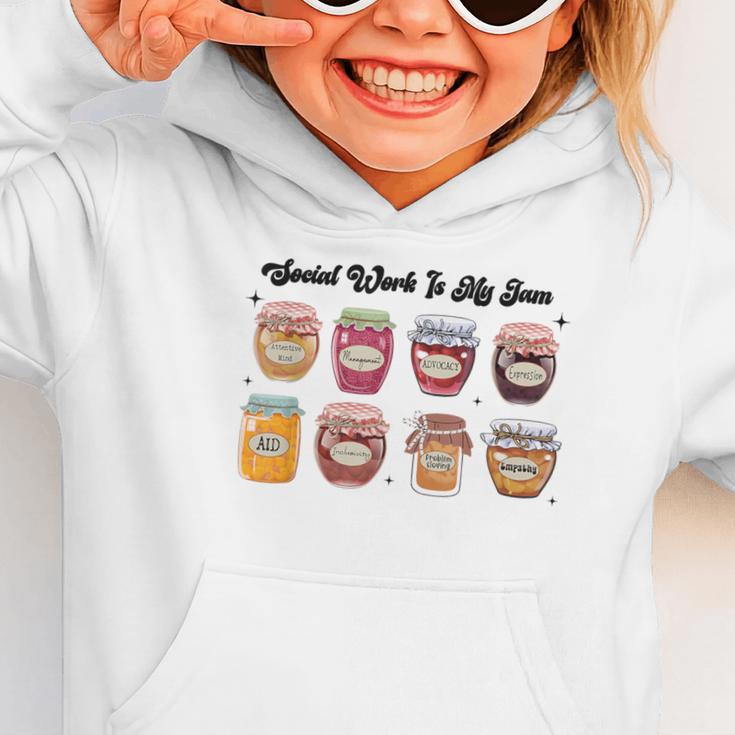Social Work Is My Jam Back To School School Social Worker Graphic Toddler Hoodie Social Work Is My Jam Back To School School Social Worker Graphic Toddler Hoodie