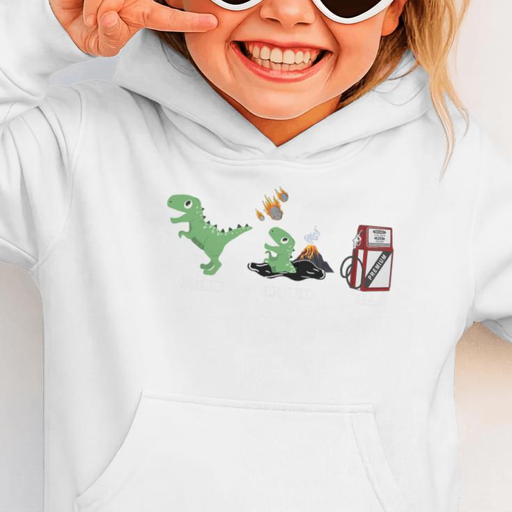 Solid Liquid Gas Dinosaur Back To School Premium Tri-Blend Graphic Toddler Hoodie Solid Liquid Gas Dinosaur Back To School Premium Tri-Blend Graphic Toddler Hoodie