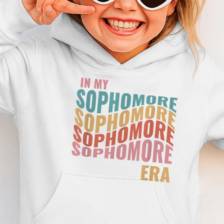 In My Sophomore Era High School 10th Grade Back To School Graphic Toddler Hoodie