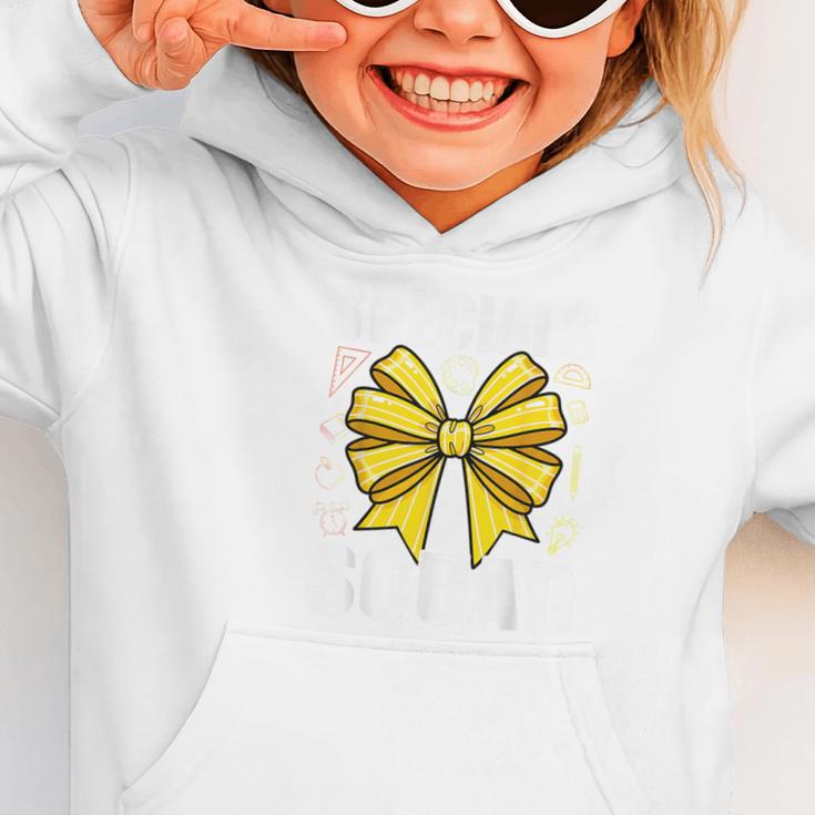 Specials Squad Tie Dye Back To School Women Appreciation Graphic Toddler Hoodie