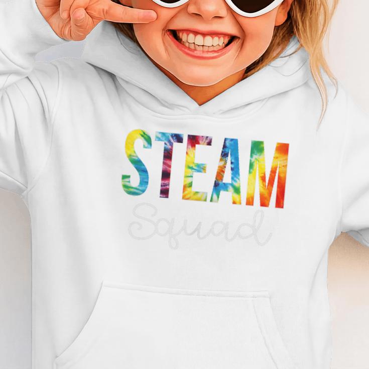 STEAM Squad For Work Tie Dye Back To School Appreciation Day Graphic Toddler Hoodie STEAM Squad For Work Tie Dye Back To School Appreciation Day Graphic Toddler Hoodie