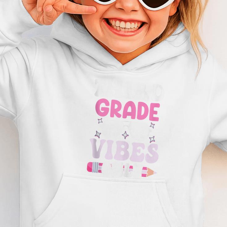 Third Grade 3rd Vibes Only Back To School Student Girl Graphic Toddler Hoodie