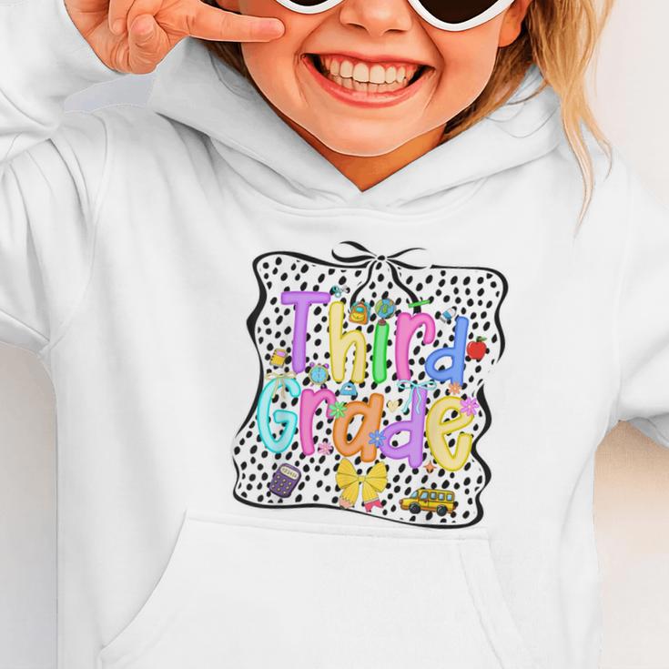 Third Grade Dalmatian Dots 3rd Grade Back To School Girls Graphic Toddler Hoodie Third Grade Dalmatian Dots 3rd Grade Back To School Girls Graphic Toddler Hoodie