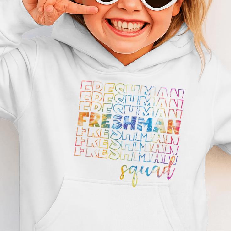 Tie Dye Freshman Squad 9th Grade Back To School High School Graphic Toddler Hoodie