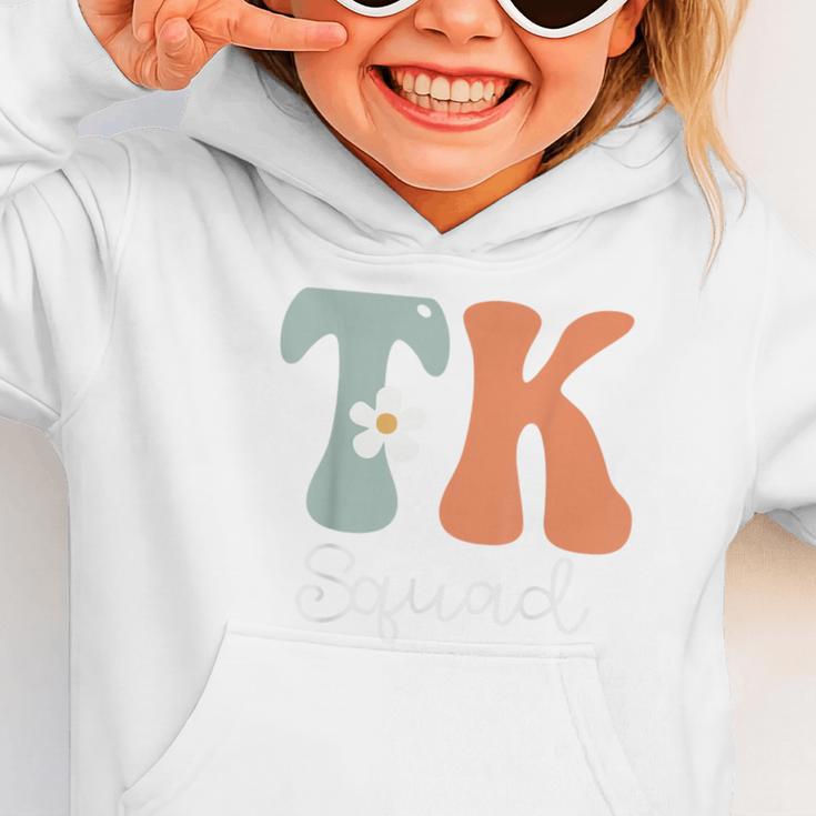TK Squad Groovy Women Appreciation Day Hello Back To School Graphic Toddler Hoodie
