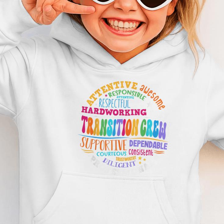 Transition Crew Squad Appreciation Week Back To School Graphic Toddler Hoodie Transition Crew Squad Appreciation Week Back To School Graphic Toddler Hoodie