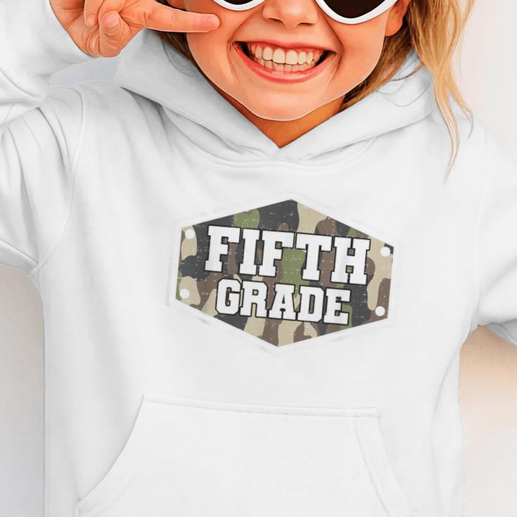 Vintage Fifth Grade Old Camo Back To School Boys 5th Grade Graphic Toddler Hoodie Vintage Fifth Grade Old Camo Back To School Boys 5th Grade Graphic Toddler Hoodie