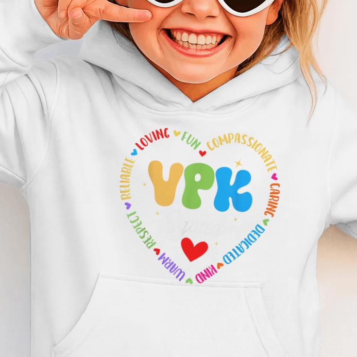 VPK Squad First Day Of VPK Back To School Graphic Toddler Hoodie