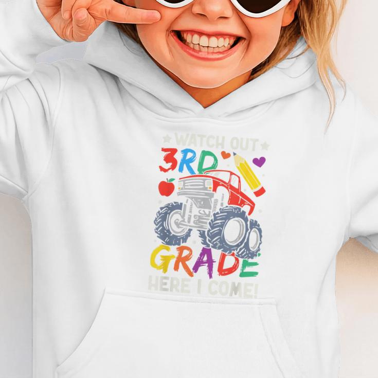 Watch Out 3rd Grade Here I Come Monster Truck Back To School Graphic Toddler Hoodie Watch Out 3rd Grade Here I Come Monster Truck Back To School Graphic Toddler Hoodie