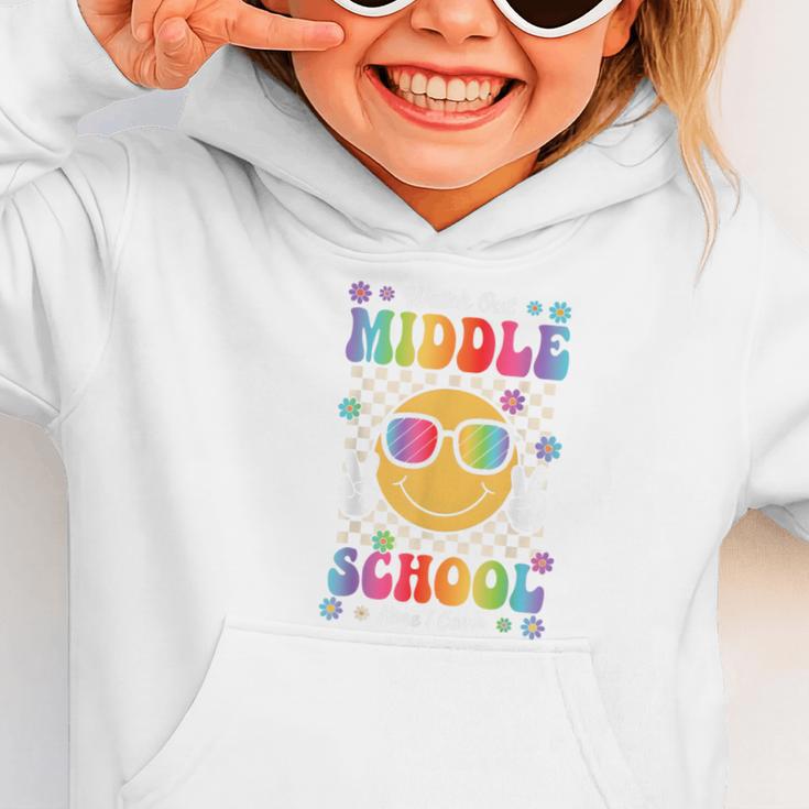 Watch Out Middle School Here I Come Back To School Student Graphic Toddler Hoodie Watch Out Middle School Here I Come Back To School Student Graphic Toddler Hoodie