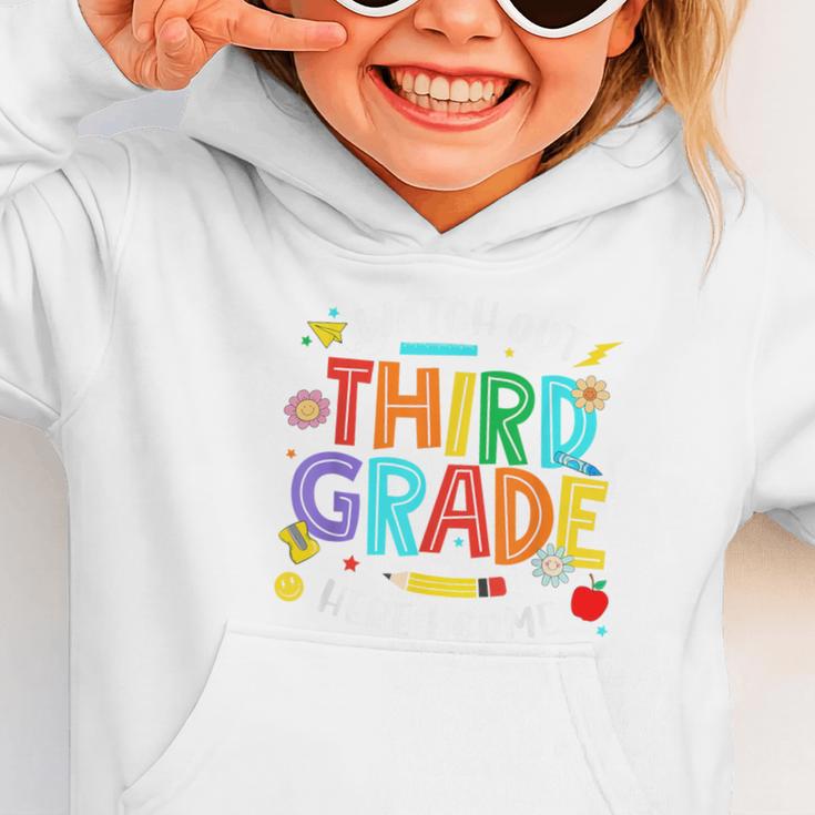 Watch Out Third Grade Here I Come 3rd Grade Back To School Graphic Toddler Hoodie Watch Out Third Grade Here I Come 3rd Grade Back To School Graphic Toddler Hoodie