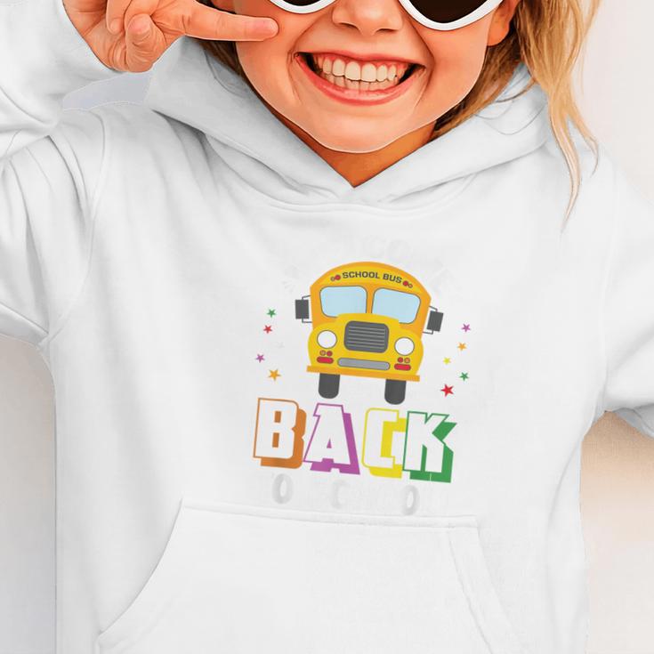 Welcome Back To School Bus Driver First Day Of School Graphic Toddler Hoodie