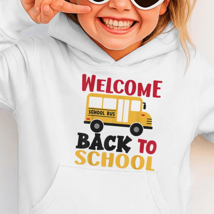 Welcome Back To School For Bus Drivers First Day Of School Graphic Toddler Hoodie