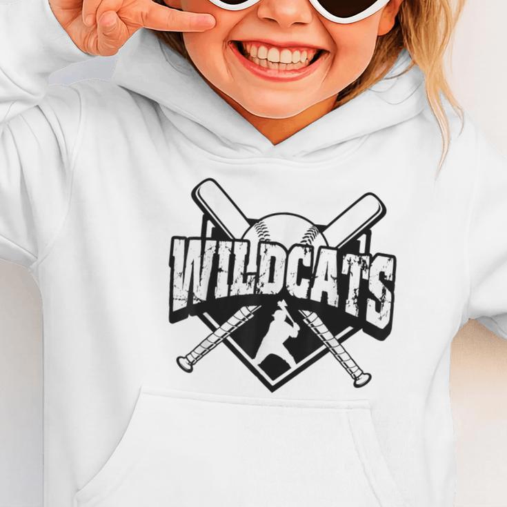 Wildcats Baseball Back To School Spirit Graphic Toddler Hoodie