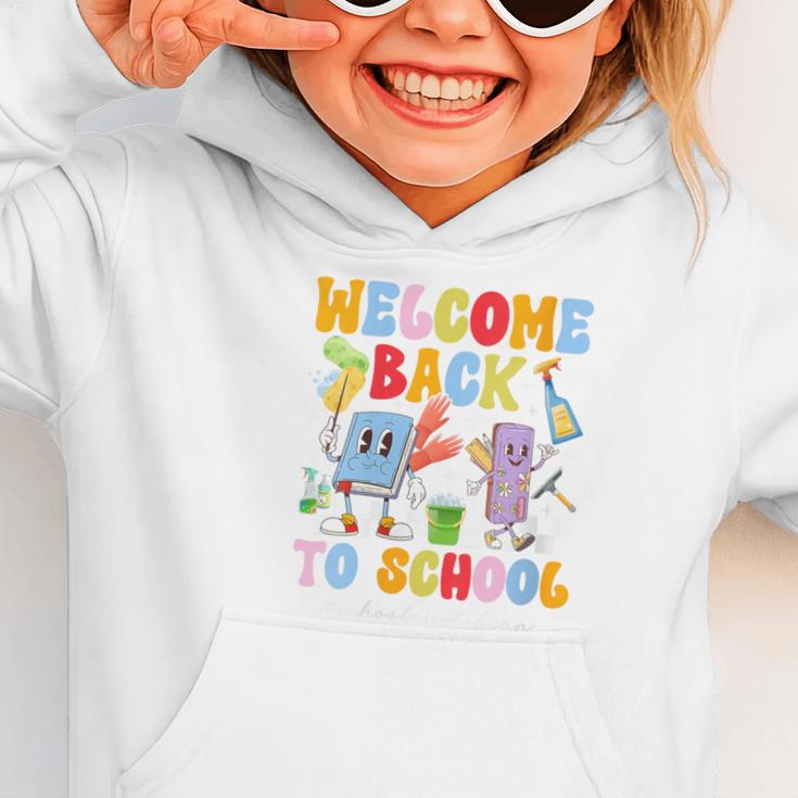Women's Back To School Custodian First Day Of School Custodian Graphic Toddler Hoodie Women's Back To School Custodian First Day Of School Custodian Graphic Toddler Hoodie